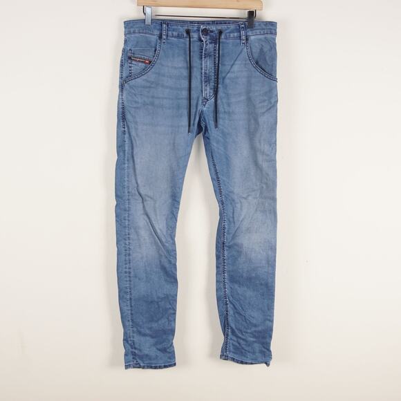 Diesel Krooley X Ne 069MA Faded Wash Tapered Joggjeans Mens Sz 32 x 30 - Picture 1 of 14